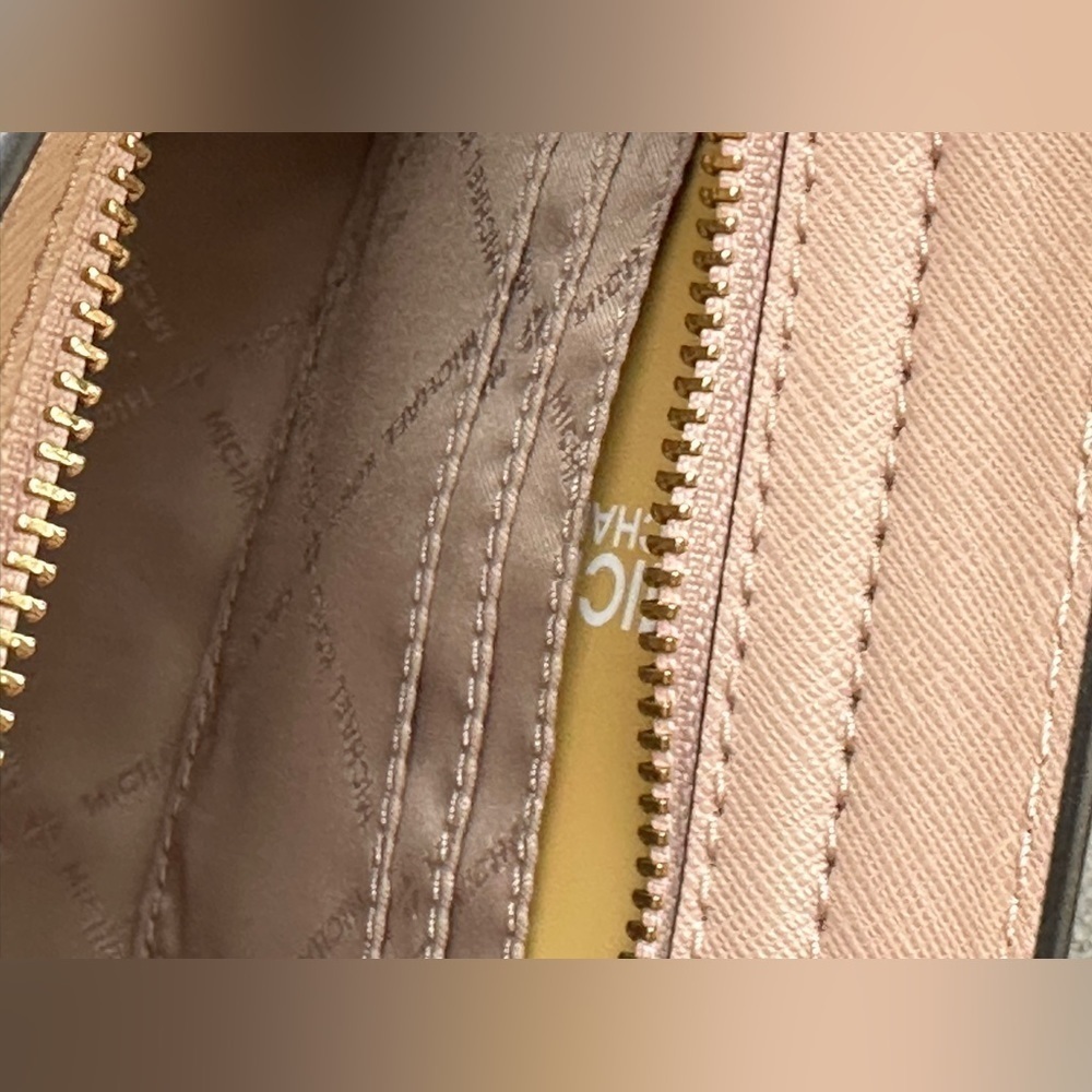 Michael Kors Selma Mini Crossbody Bag Saffiano Leather Blush Pink Chic Spring - Picture 12 of 16